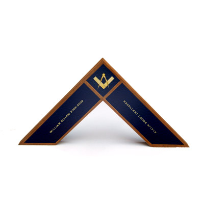 Square masonic acacia personalized 