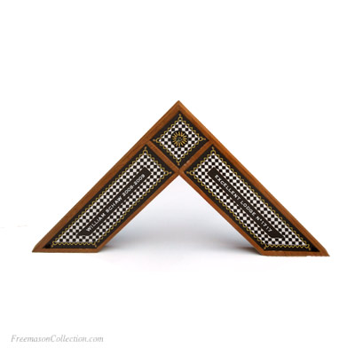 Square masonic acacia personalized Pavimiento Mosaico 