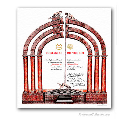Diploma de Compañero del Arco Real