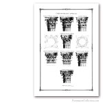 Corinthian Capitals, Isaac Ware, 1756s