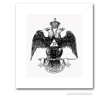 Double-Headed Eagle. 33° Degree.