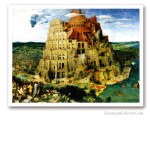 The Tower of Babel, Bruegel L'Ancien, 1563. Masonería