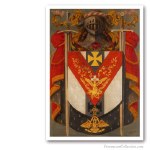 Knight Rose Croix Symbolic Coat of Arms. Masonería