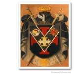 Prince of The Royal Secret Symbolic Coat of Arms. Masonería