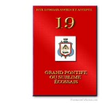 19° Grand Pontife. Rito Escoc&eacute;s Antiguo y Aceptado. Franc-maçonnerie