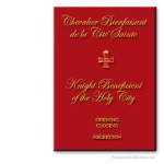 Knight Beneficient of The Holy City Ritual. Chevalier Bienfaisant de la Cité Sainte - RER. Ritual Mas&oacute;nico